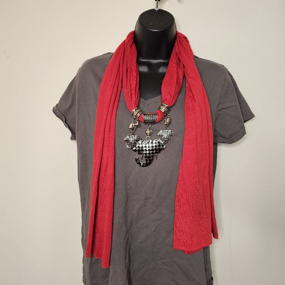 Crimson Tide Jeweled Scarf Houndstooth Elephant - Picture 9 of 10